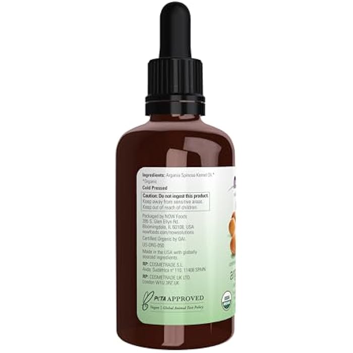 NOW NF Olejek Arganowy Pack of 1 x 59 ml - Image 3